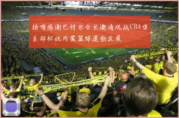 杨鸣感谢巴特尔会长邀请观战CBA俱乐部杯祝内蒙篮球蓬勃发展